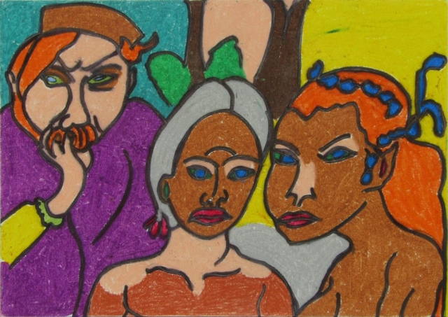 Gauguin et ses vahinés Gauguin et ses vahinés