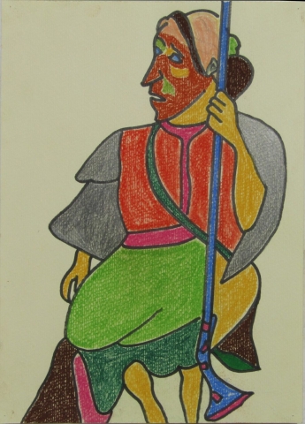 La femme au fusil marocain