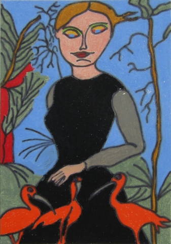 La jeune fille aux Ibis La jeune fille aux Ibis