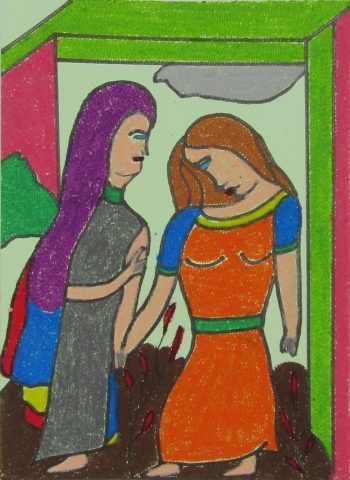 La Prêtresse et la Novice La Prêtresse et la Novice