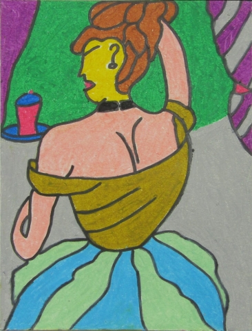 La serveuse au chignon La serveuse au chignon